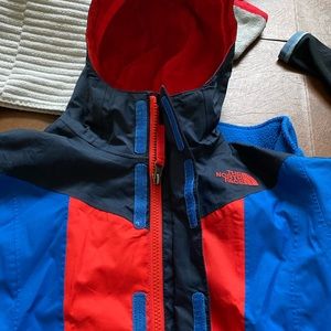 Small 7/8 North Face Waterproof Coat Shell Fleece